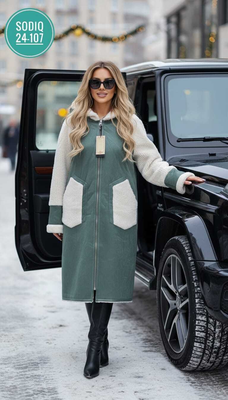 комбинированное пальто,пальто женское,дубленка женская,полупальто,пальто