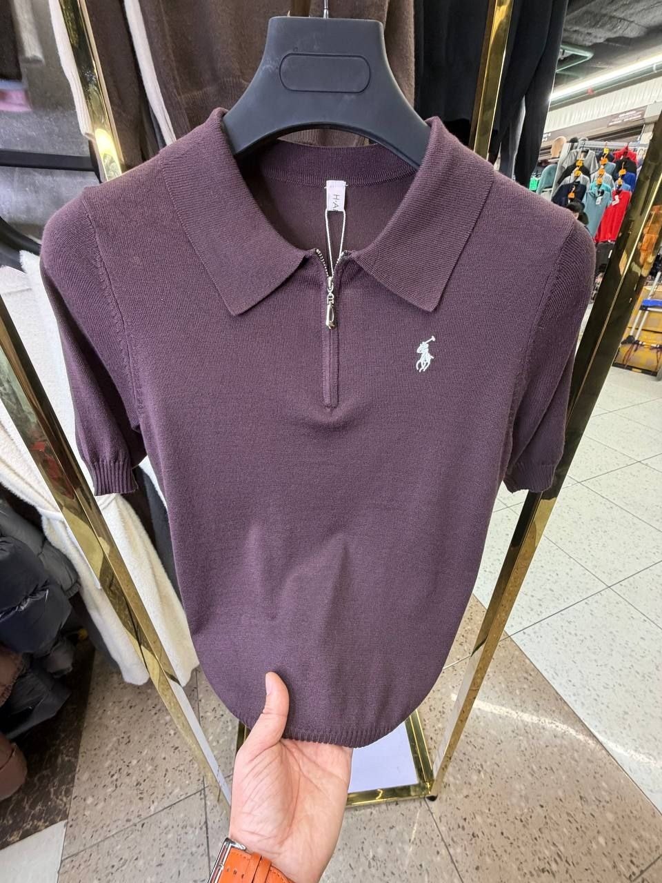 кофточка поло на замке,,сток одежда,поло ральф лорен женское