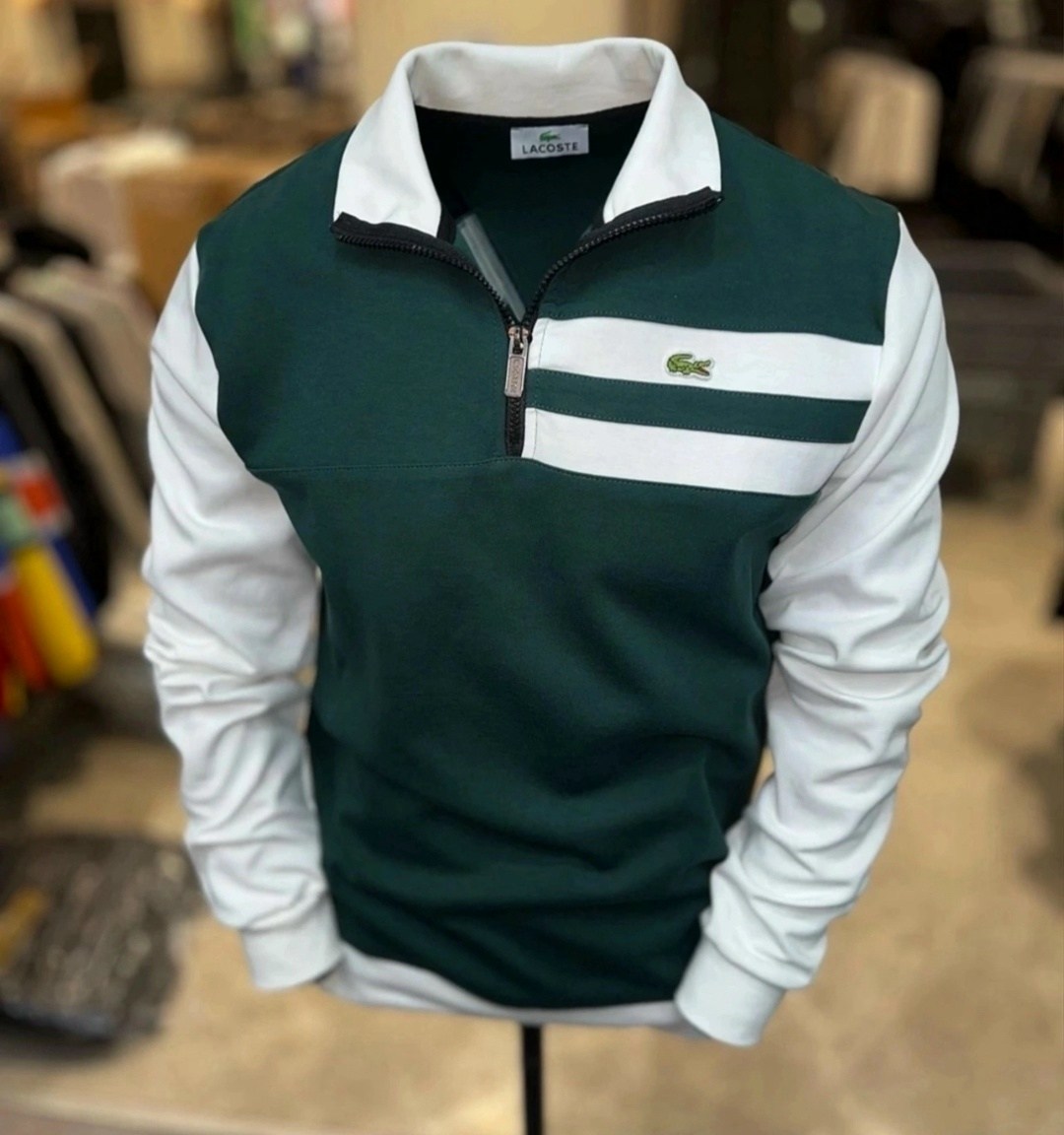 кофта мужская,кофта lacoste,мужская мода,кофта с воротником,свитшот lacoste