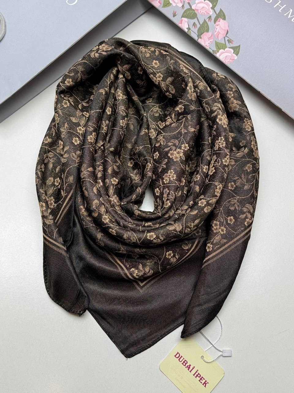 платок шелковый женский,платок шелковый однотонный 90х90см romasi,платки женские,платки шарф,шелковый платок