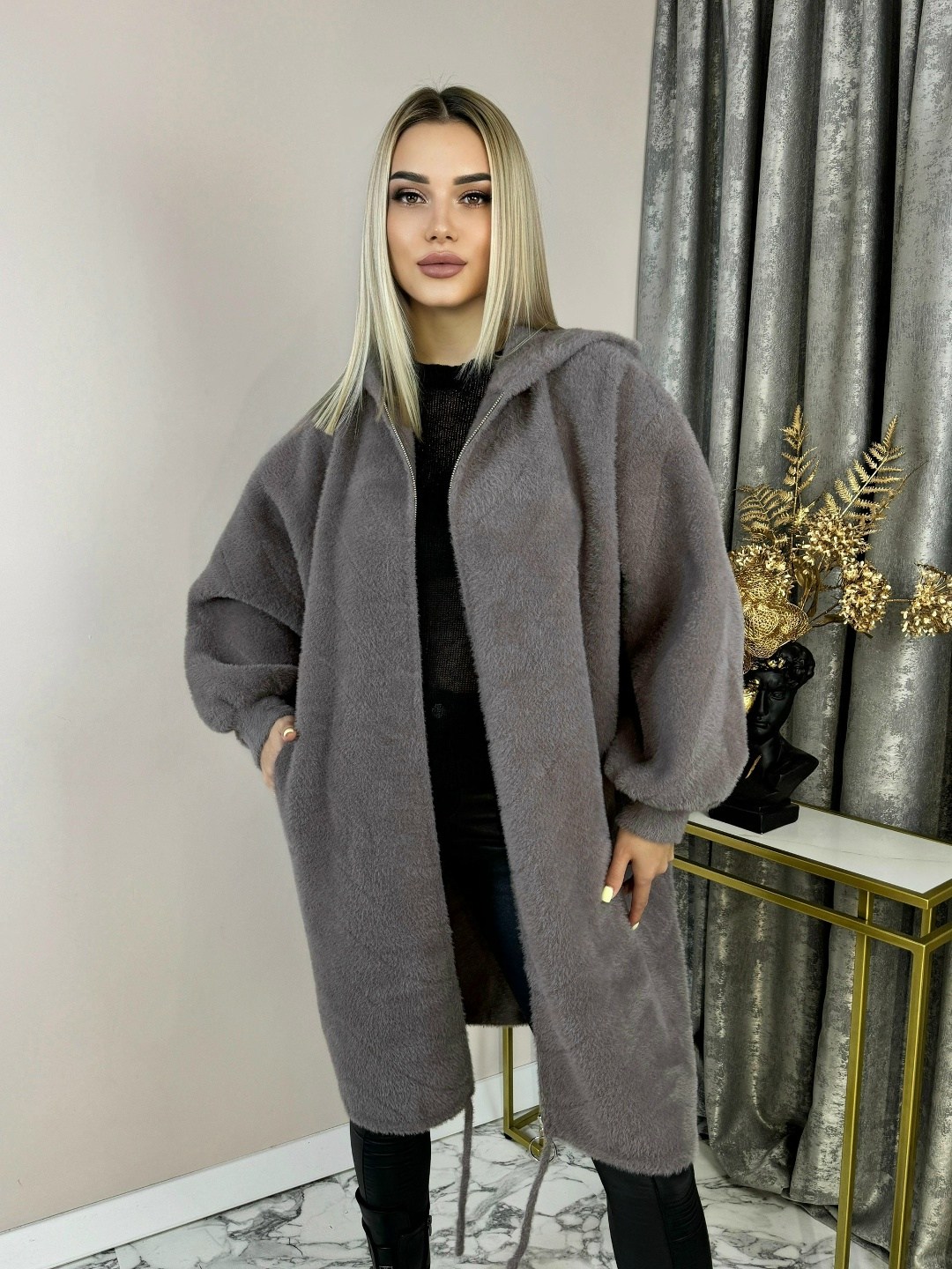 альпака кардиган,кардиган пушистый,женские кардиганы,кардиган,кардиган с капюшоном