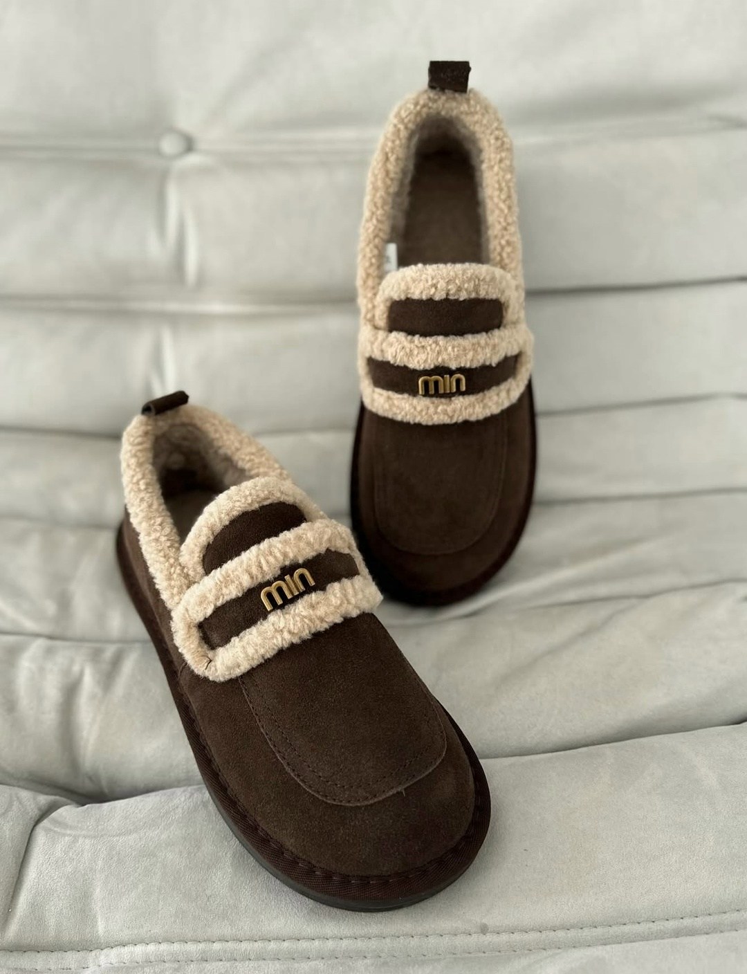 , женская,женская зимняя ,женские лоферы из искусственного меха,мягкие мокасины