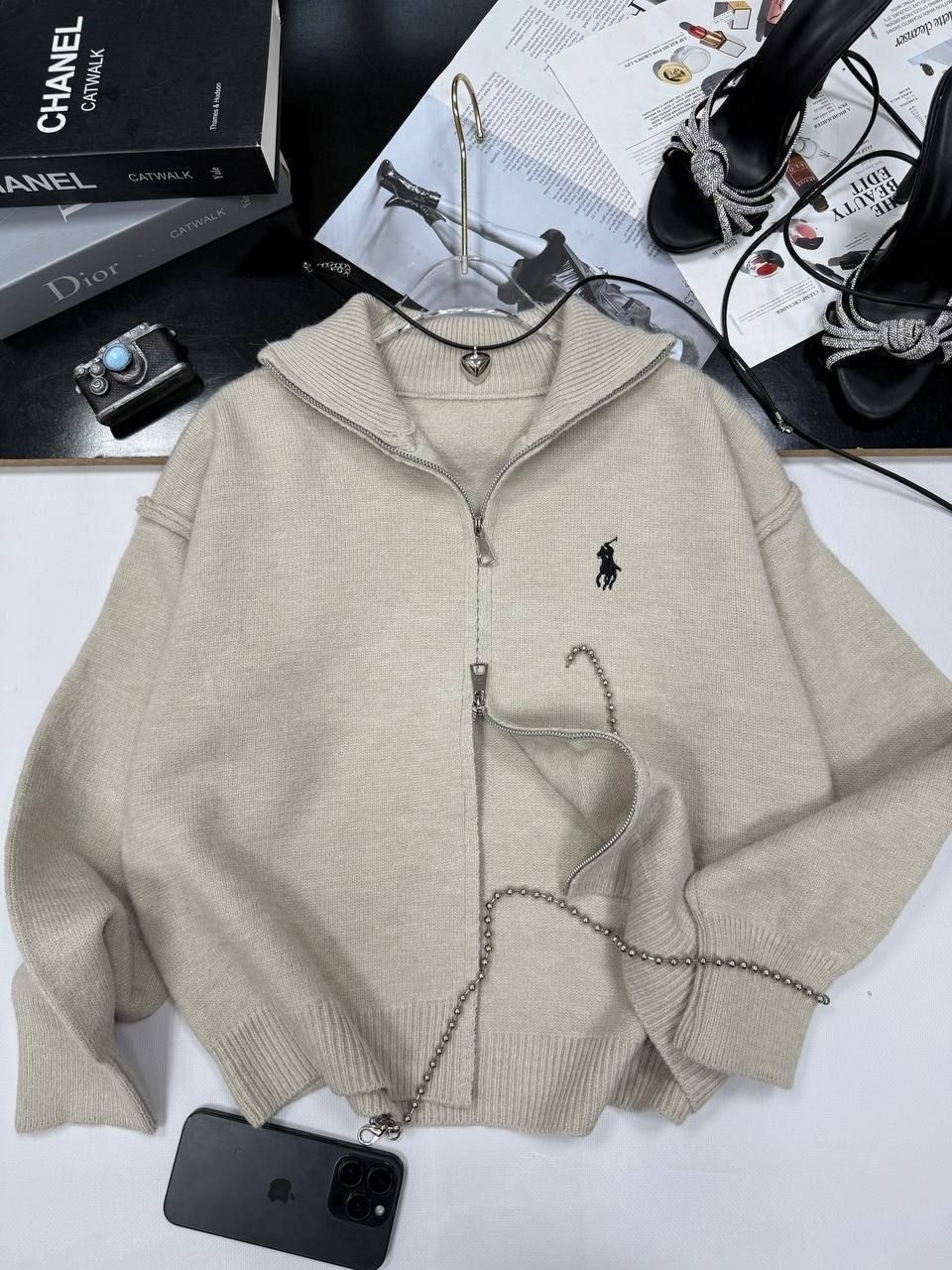 женская кофта,кардиган polo на двухсторонней молнии dina style,кофта поло,кофта,толстовки кофта