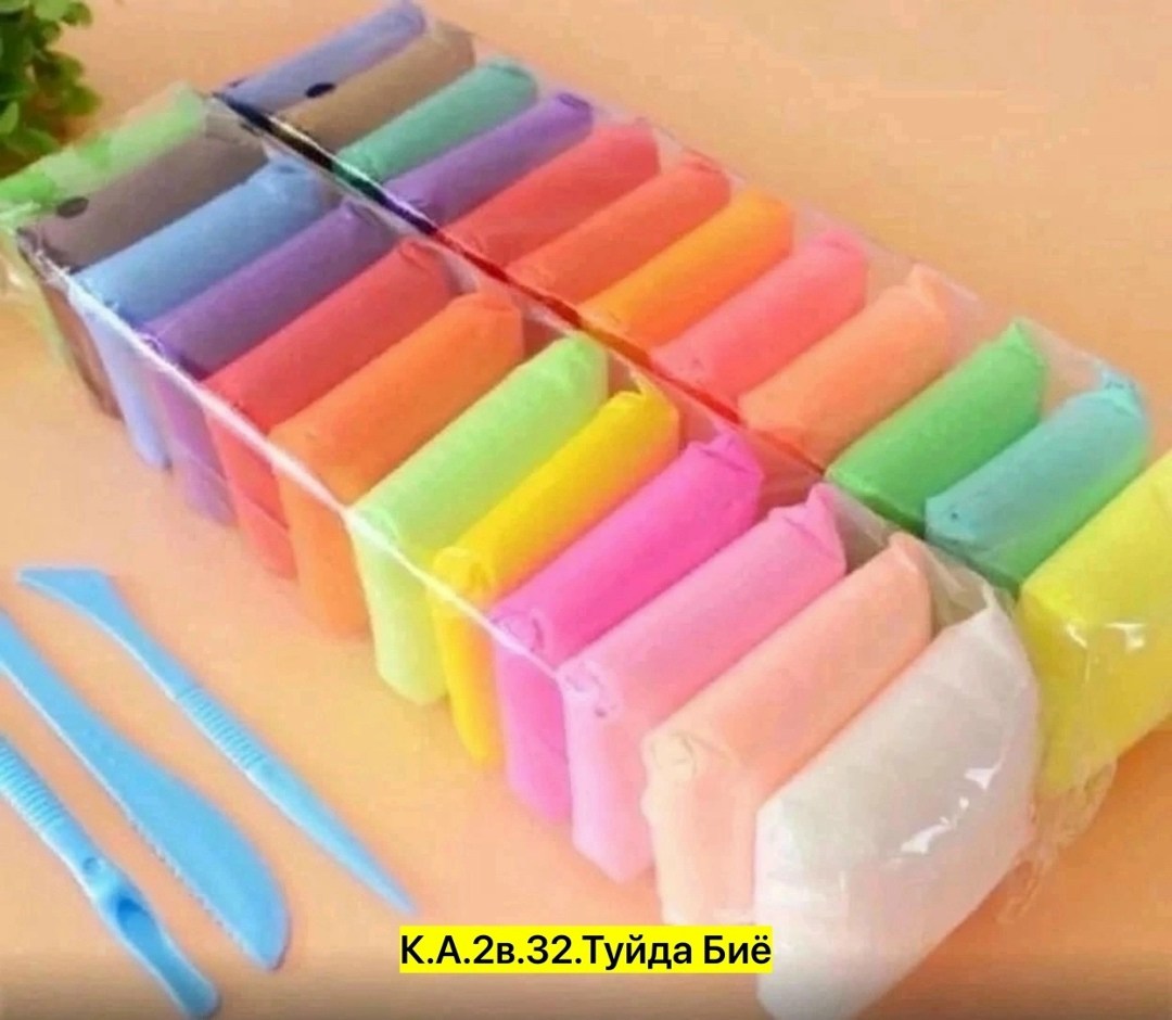 пластилин воздушный 36 цветов,легкий пластилин super light clay,лёгкий пластилин 24шт super light clay,воздушный пластилин набор 12 36 цветов,легкий воздушный мягкий пластилин набор из 36 цветов