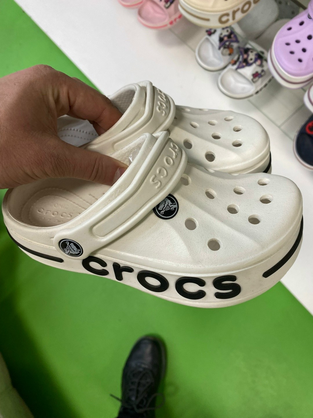 кроксы,сабо crocs,сабо crocs bayaband,кроксы новая коллекция,кроксы белые