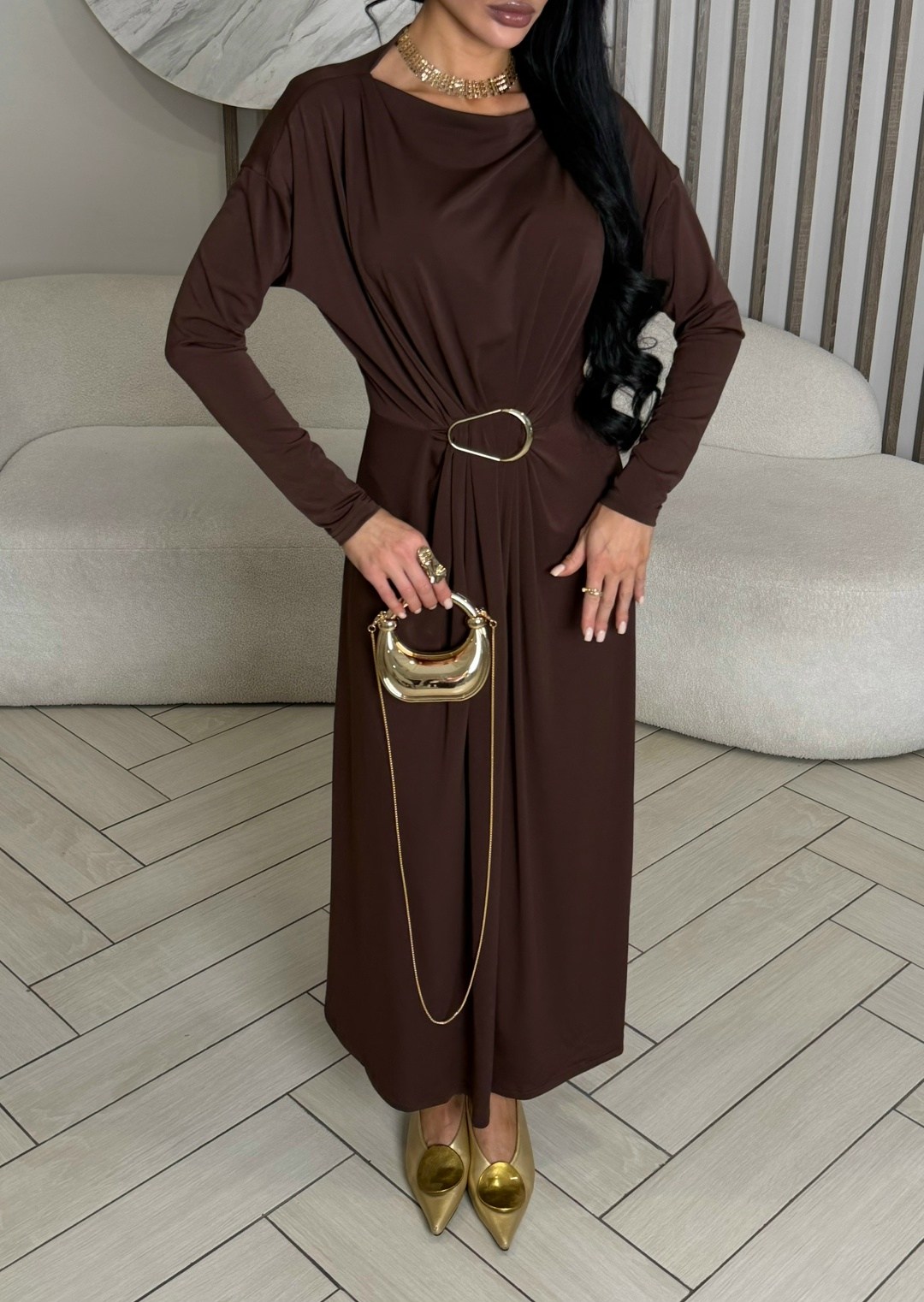 элегантное платье,стильное платье,платье с поясом,платье длинное,длинное платье лапша