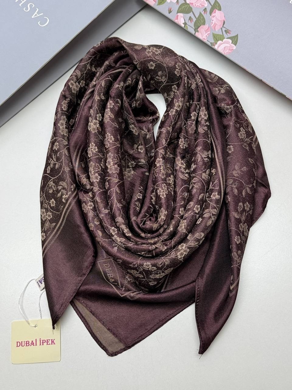 платок шелковый женский,платок шелковый однотонный 90х90см romasi,платки женские,платки шарф,шелковый платок