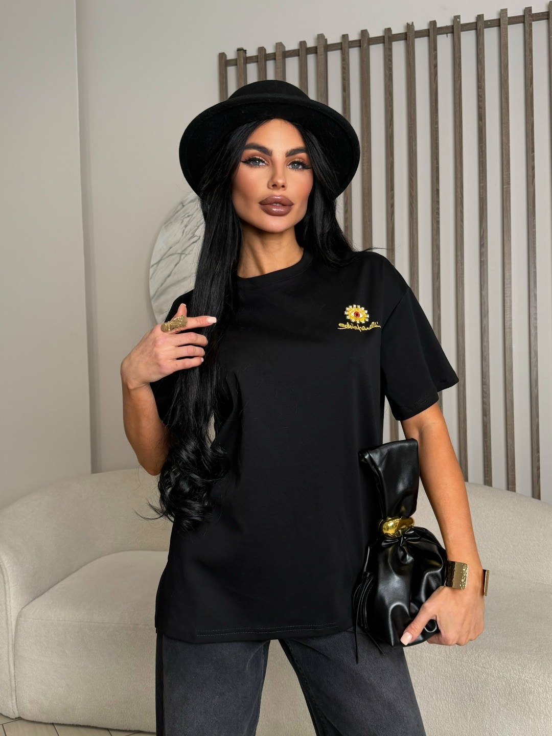 футболка женская,футболка оверсайз с,футболка оверсайз черная,стильные футболки,футболка