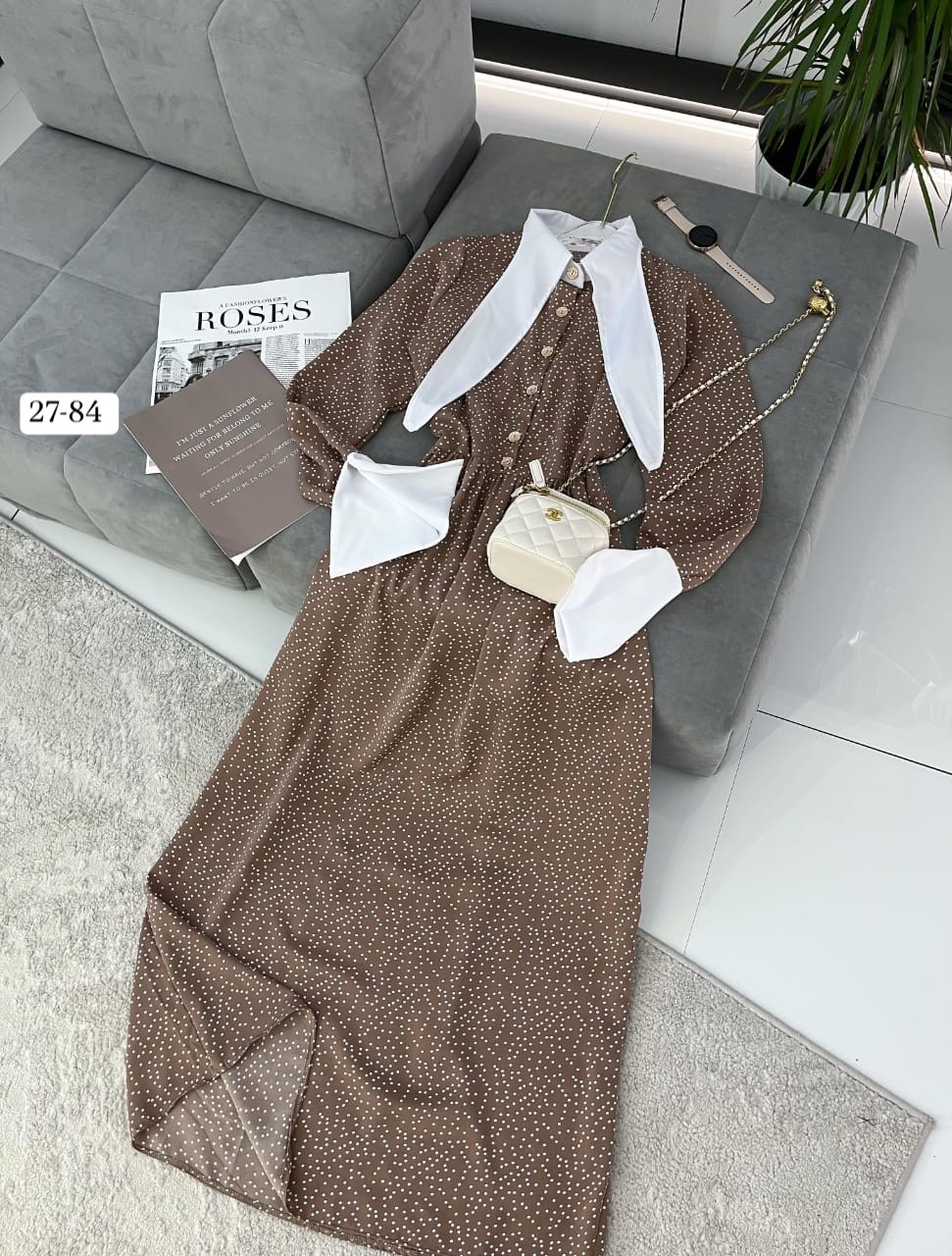 платье с воротником,костюм с платьем женский,платье 👗,нарядное платье,модное платье