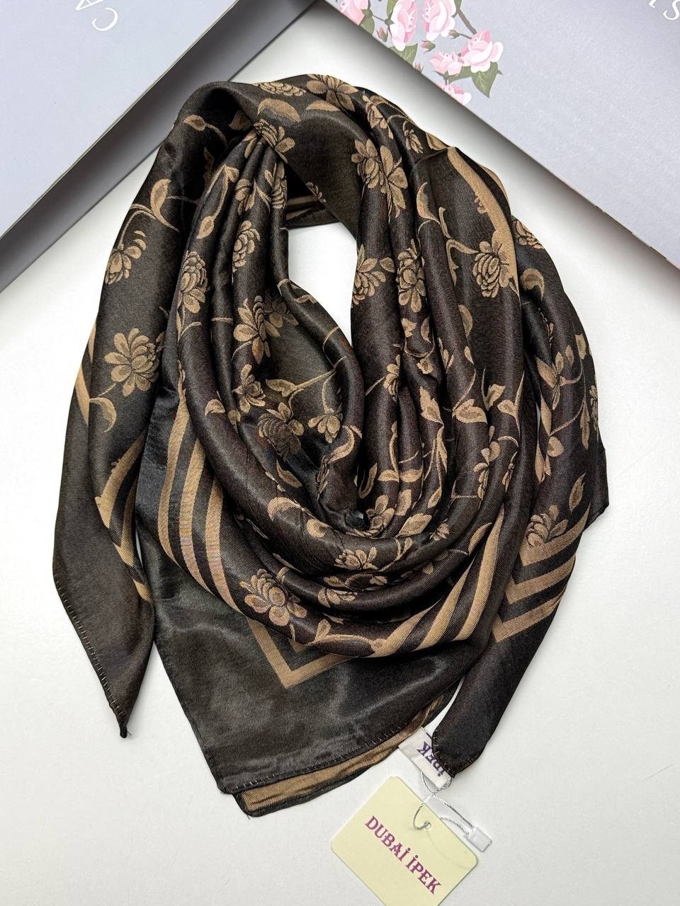 шелковый платок,платки женские,платок шелковый однотонный 90х90см romasi,платок шелковый однотонный,платок женский шелковый