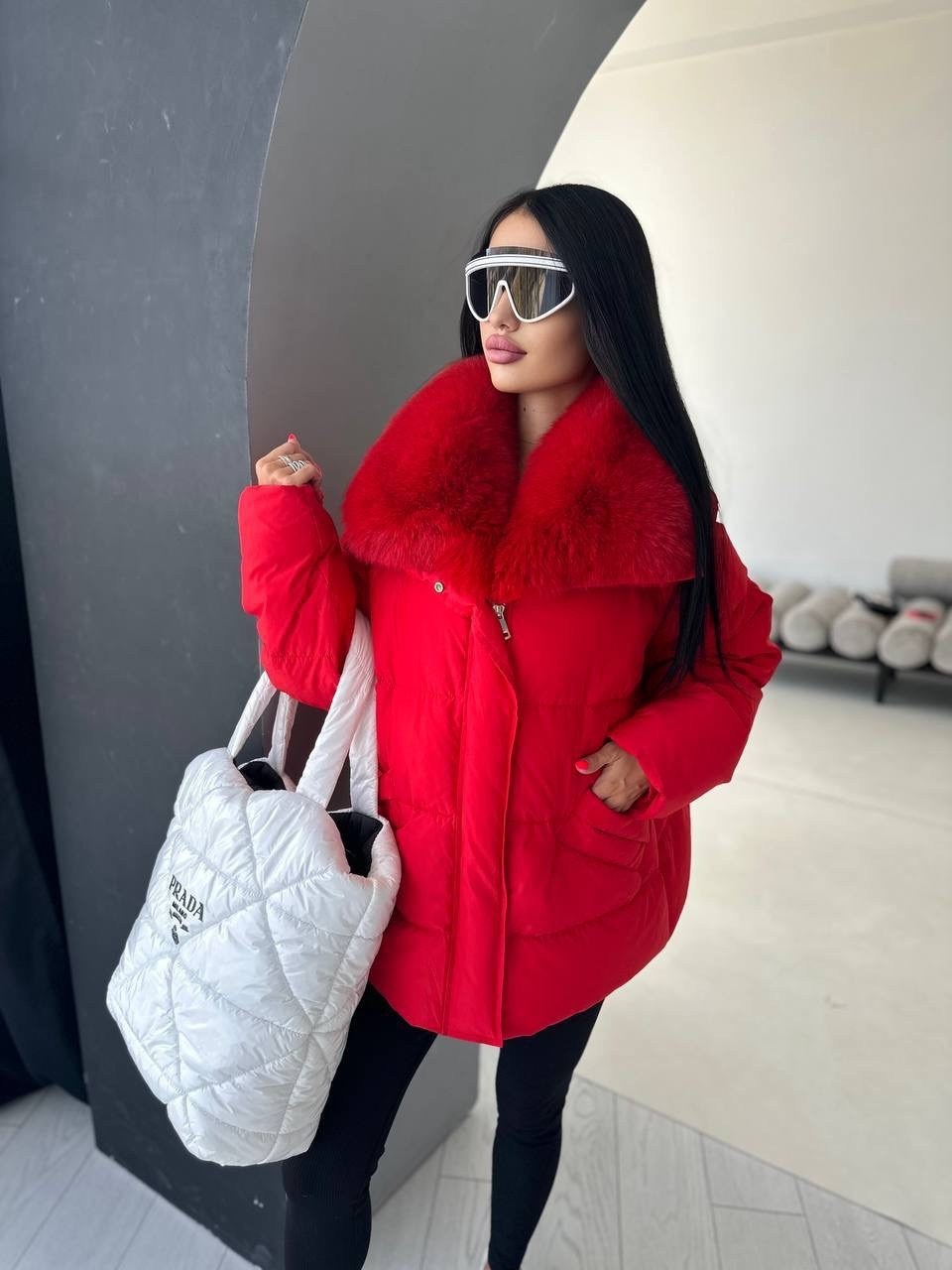 парка с мехом,пуховики с натуральным мехом,розовый пуховик с мехом,парка с натуральным мехом,красная парка с мехом