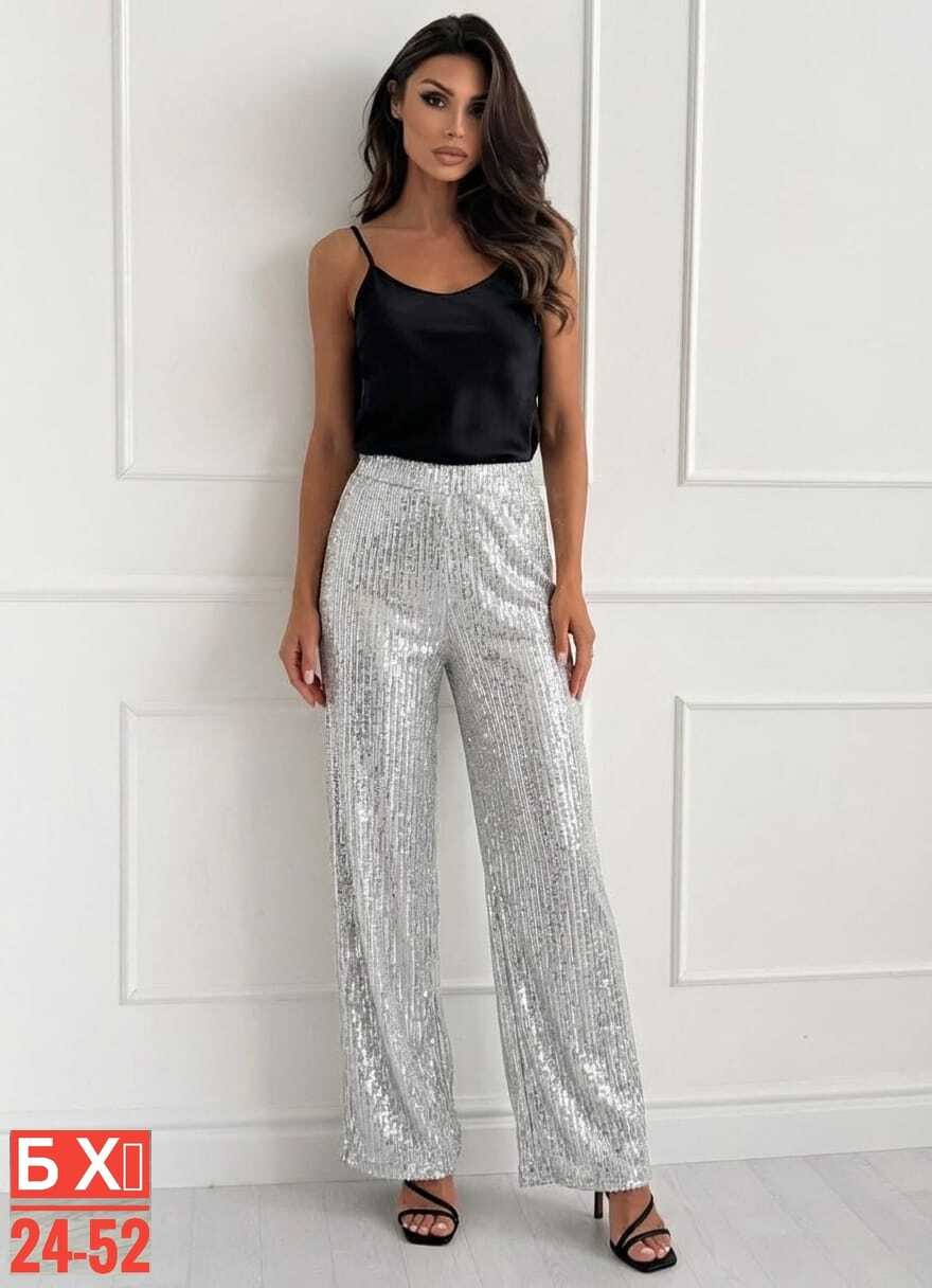 брюки блестящие с пайетками палаццо прямые mystic mist,брюки с пайетками блестящие палаццо праздничные,брюки с пайетками,брюки с пайетками блестящие палаццо,блестящие брюки