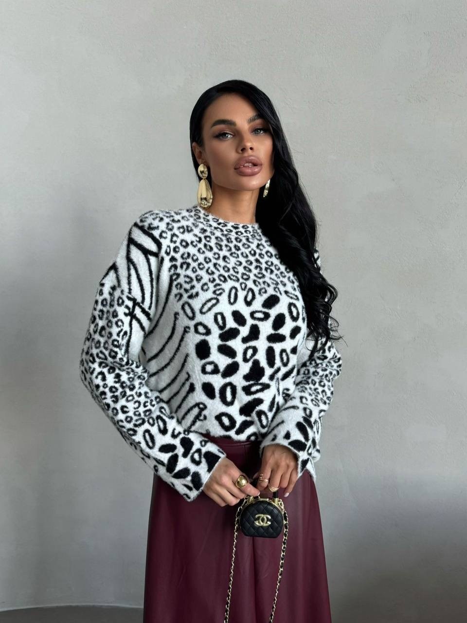 кофта женская,кофта женская свитер,свитера женские,джемпер с принтом,свитер с принтом