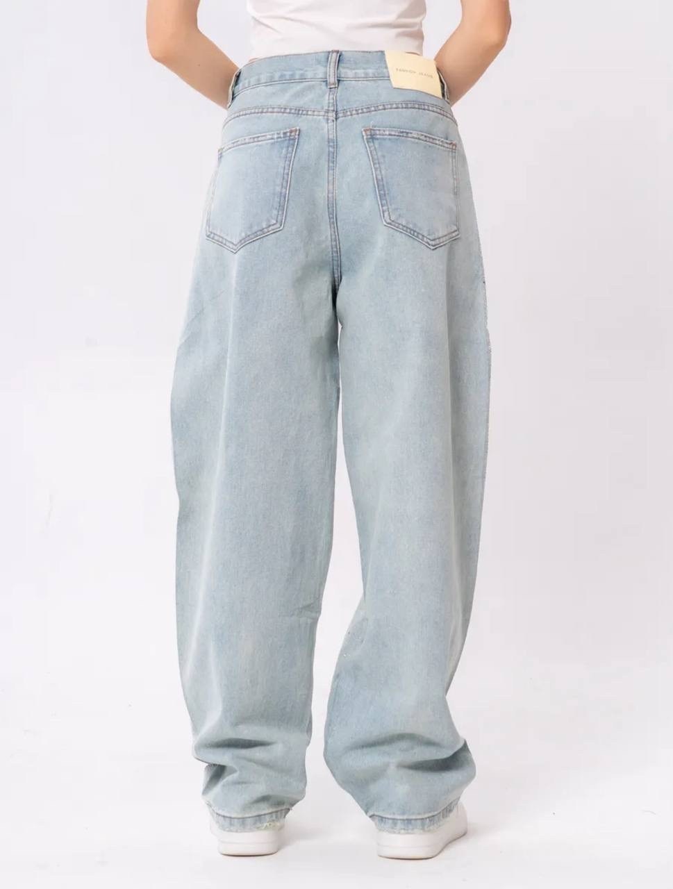 широкие джинсы y2k багги рваные stylers,джинсы женские,джинсы голубой,джинсы брюки,широкие джинсы