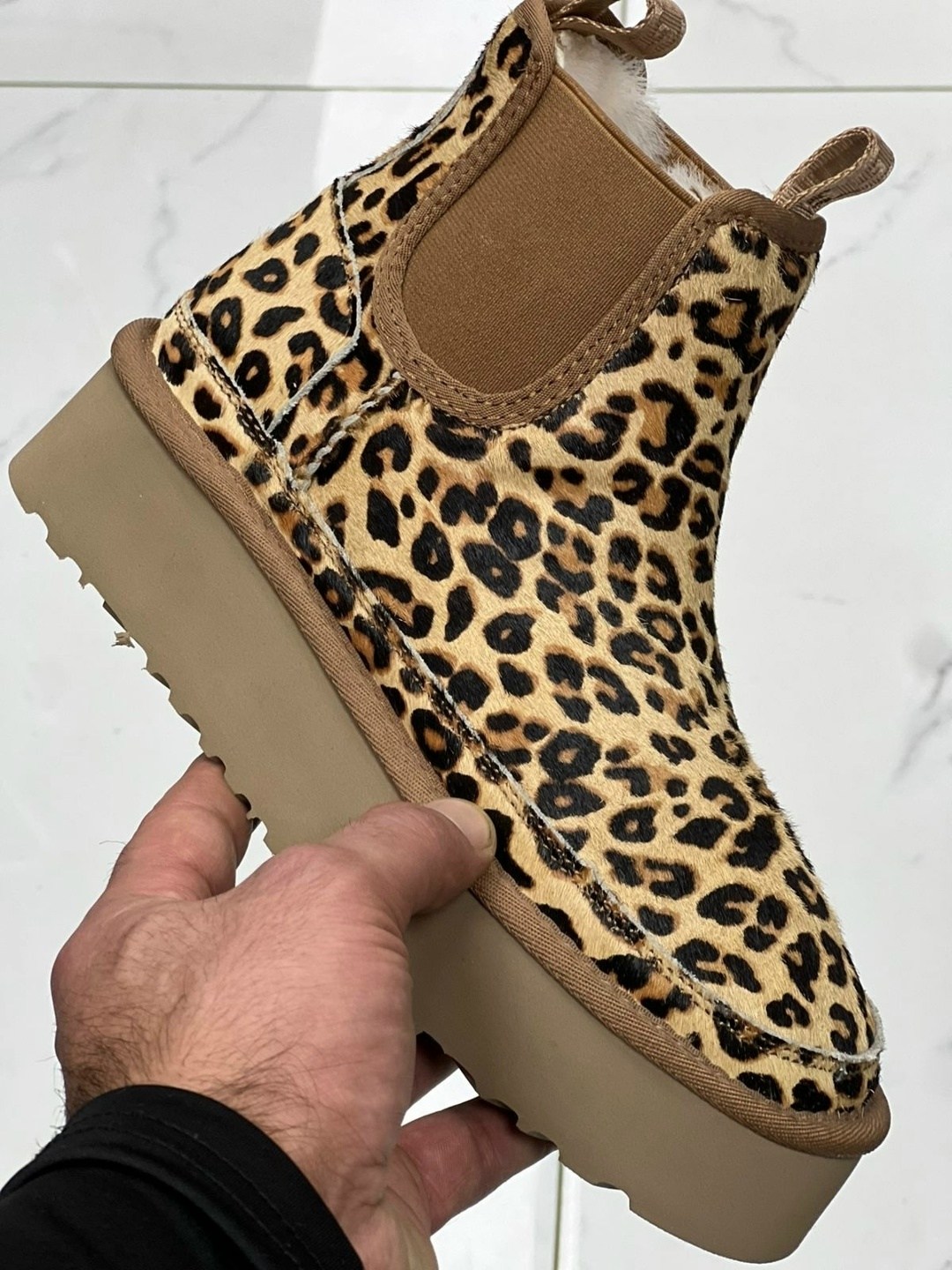 леопардовые угги,,угги женские,ugg женские угги леопардовые на платформе,угги леопардовые короткие на платформе