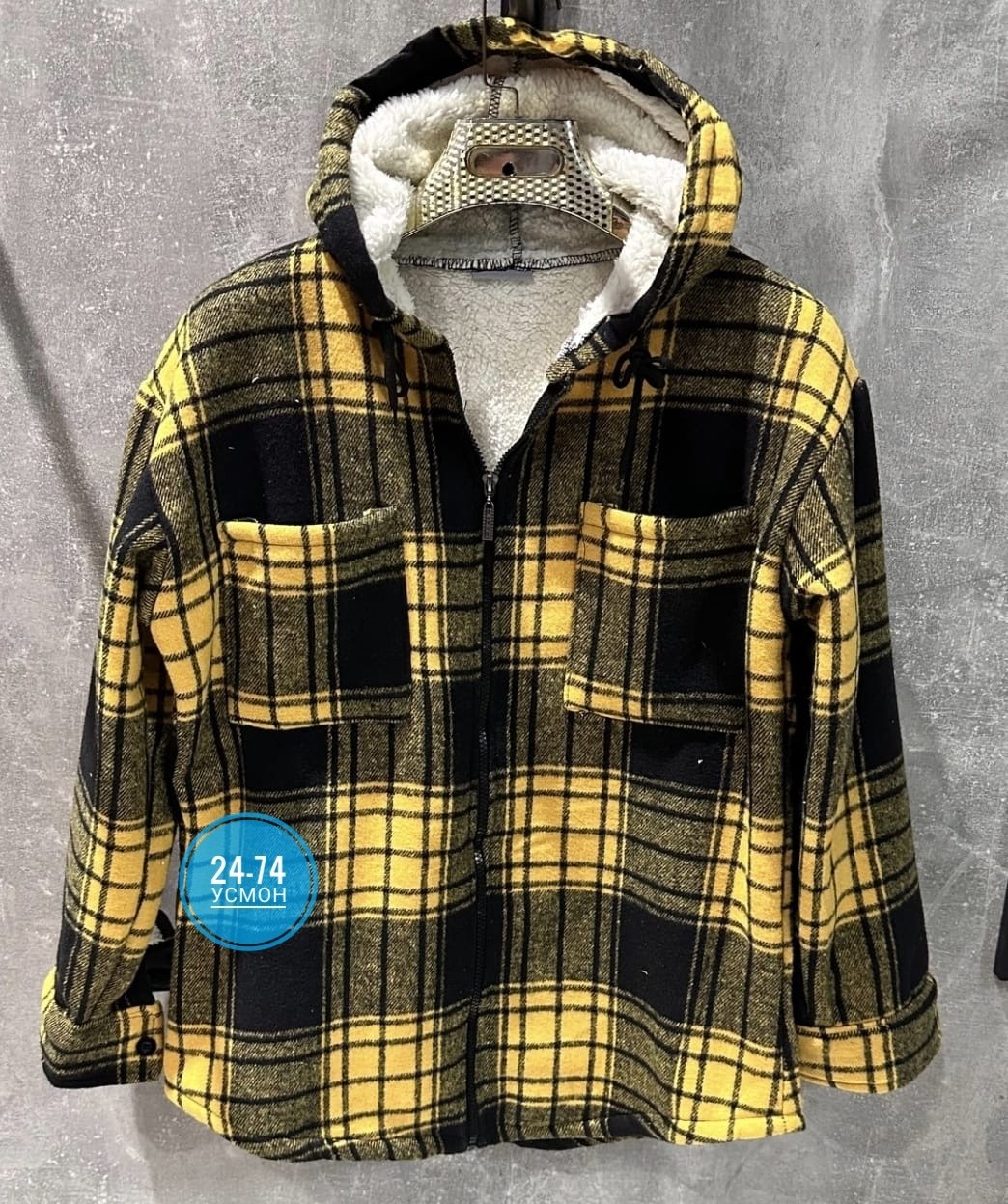рубашка с капюшоном,теплая рубашка,рубашка теплая в клетку с капюшоном,теплая рубашка с капюшоном,рубашка в клетку теплая