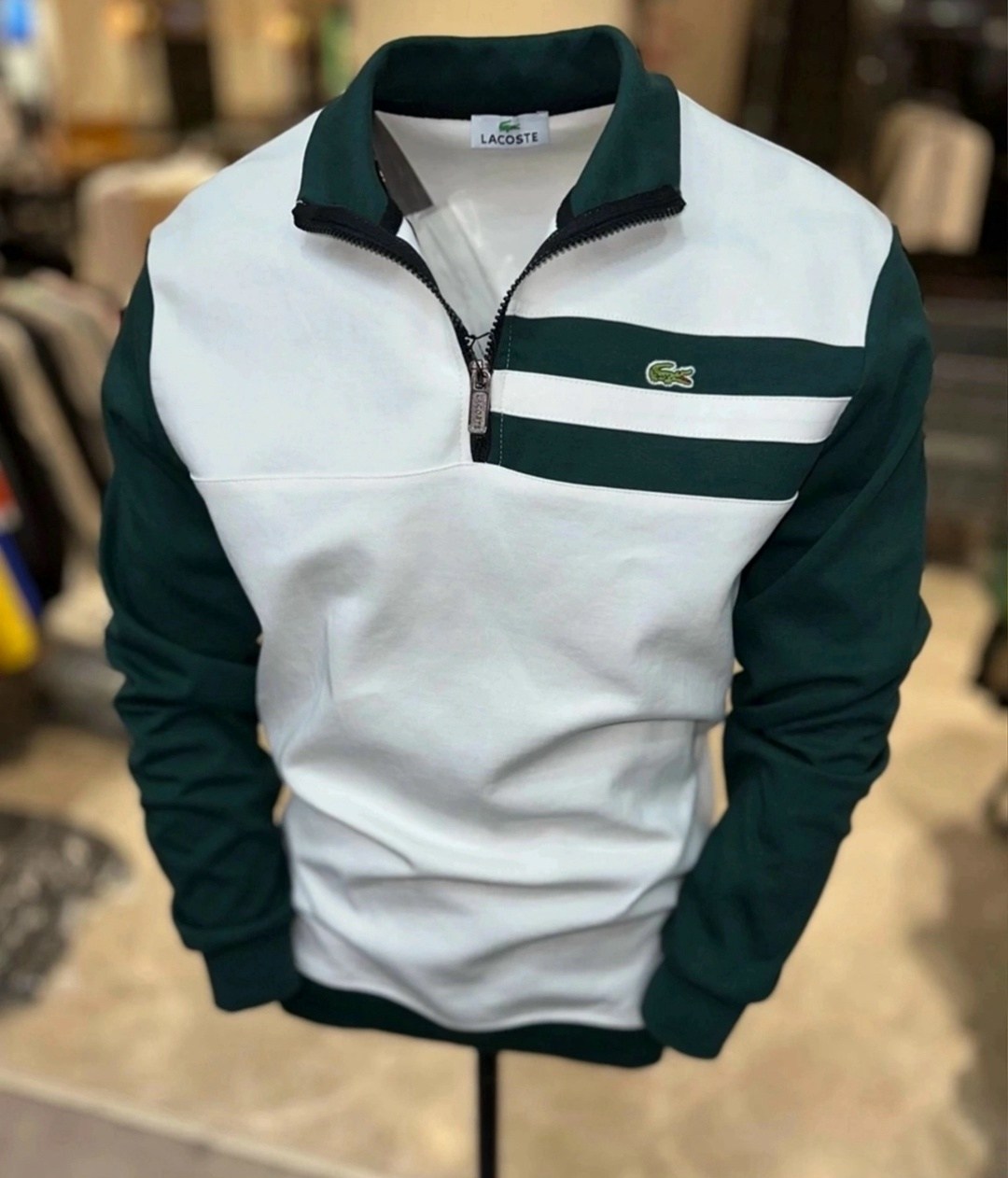 кофта мужская,кофта lacoste,мужская мода,кофта с воротником,свитшот lacoste