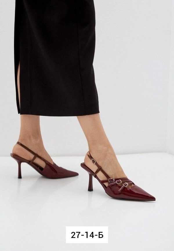 туфли vivian royal,туфли с открытой пяткой,женские босоножки,topuklu ayakkabi,туфли бордовые