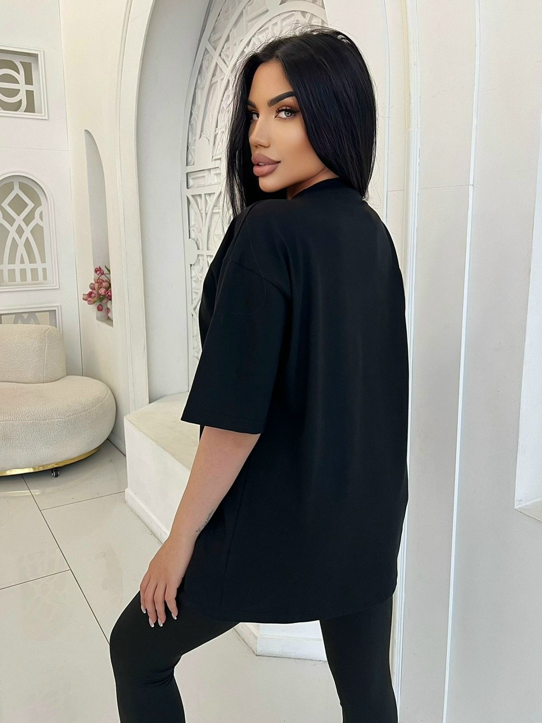 женская футболка,футболка женская базовая,футболка женская оверсайз,футболка футболка женская,черная футболка женская