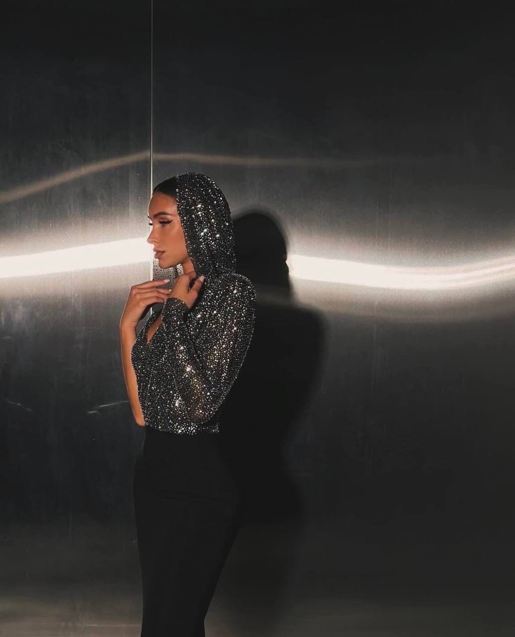 комбинезон с паетками вечерний,модная ,вечернее платье,блестящий комбинезон