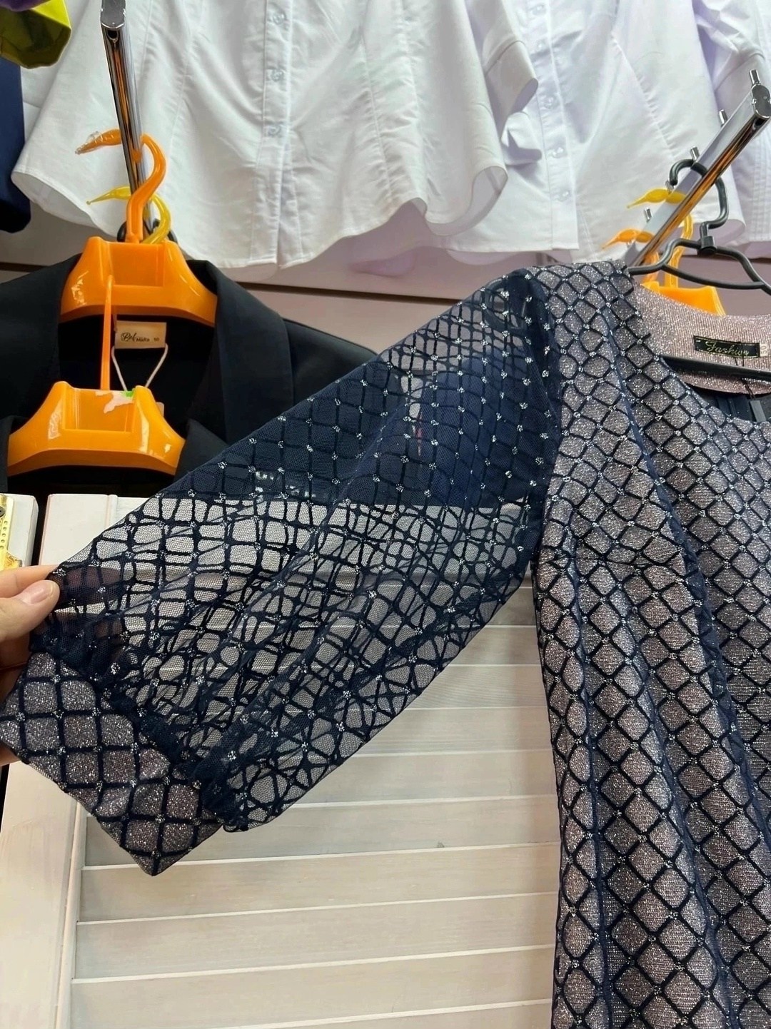 платье женская,платье,нарядное платье,туника женская,платье трапеция больших размеров сетчатое andreano