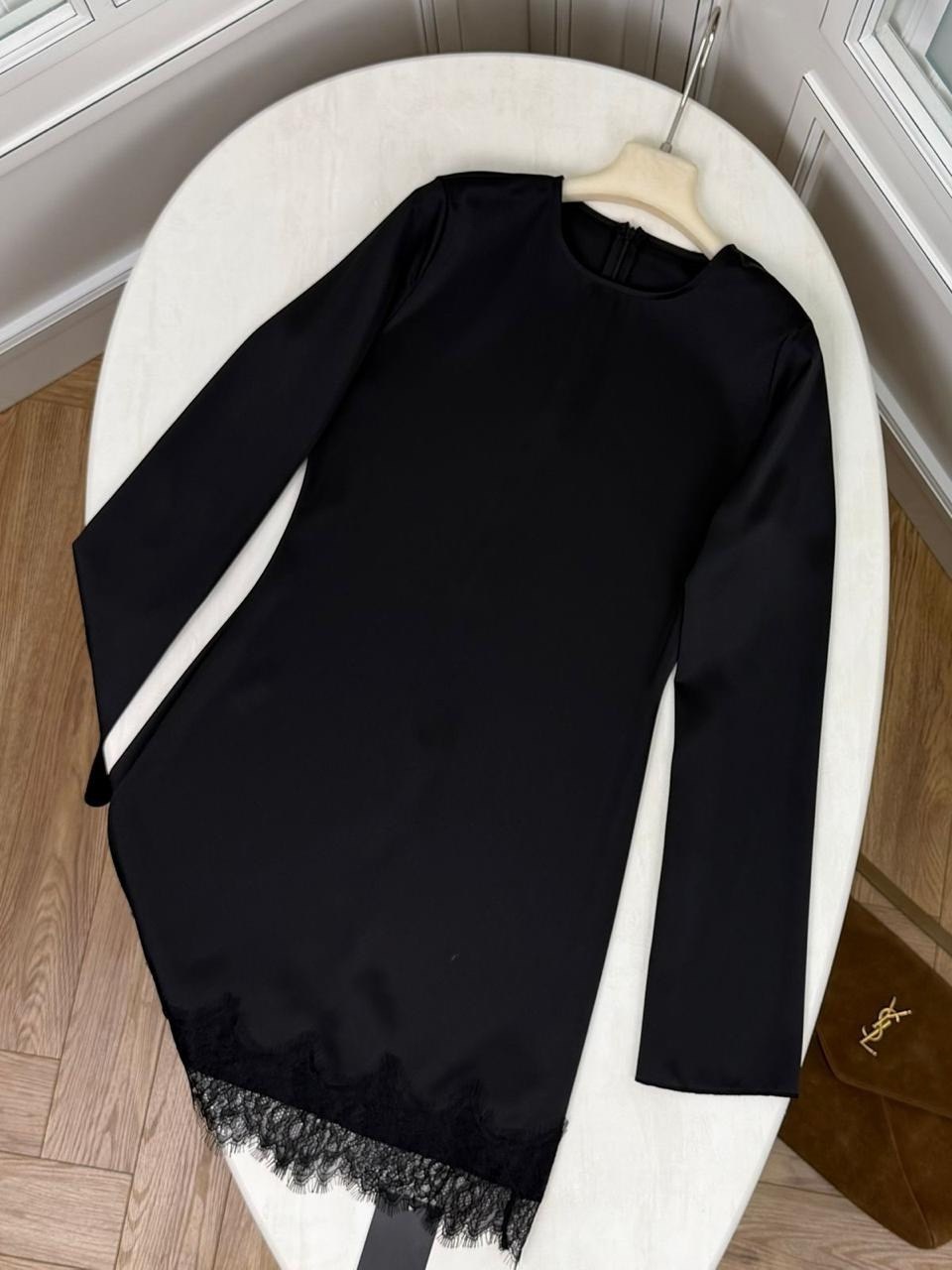 платье,платье мини,женское платье,трикотажное платье с кружевом,черное платье