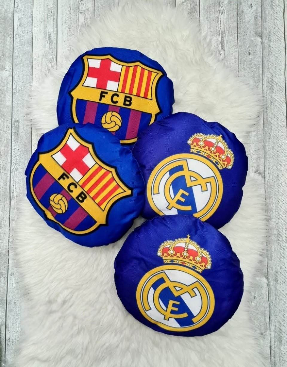 подушка реал мадрид,футбольные принадлежности,подушка фк реал мадрид,футбольная атрибутика,подушка футбол