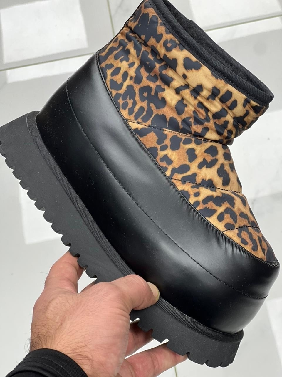 ,дутики леопардовые,женские угги,дутики леопардовые женские,женские зимние дутики леопардовые на платформе