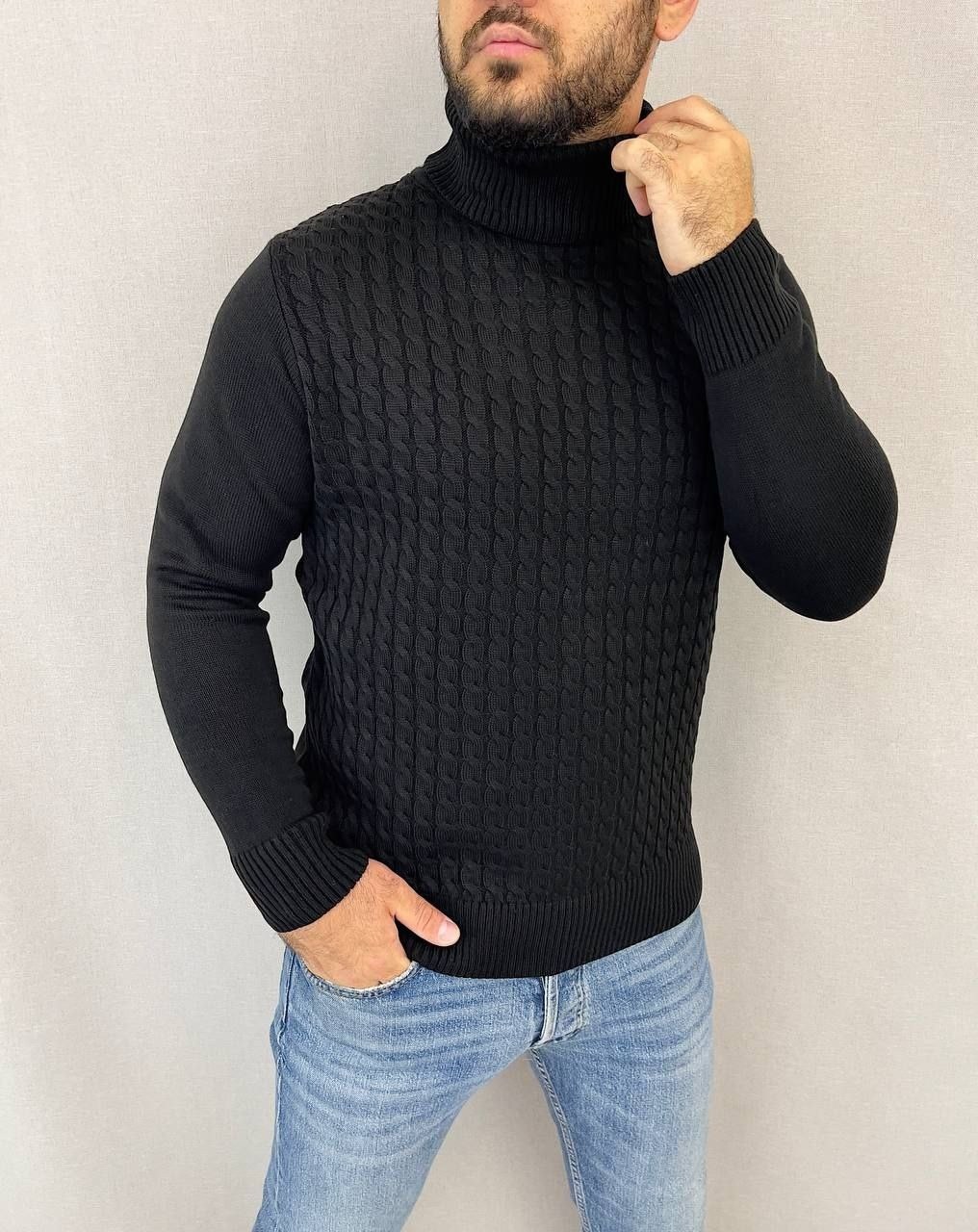 свитер мужской,свитер с горлом,свитер с воротником,мужской свитер теплый,мужские водолазки и свитера