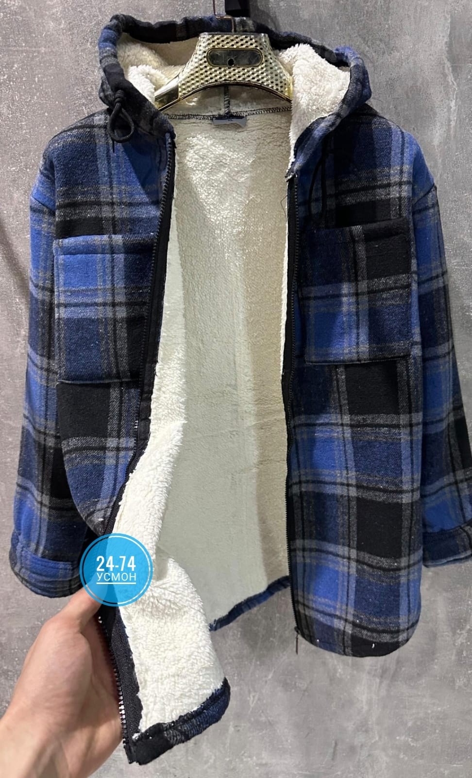 рубашка с капюшоном,теплая рубашка,рубашка теплая в клетку с капюшоном,теплая рубашка с капюшоном,рубашка в клетку теплая