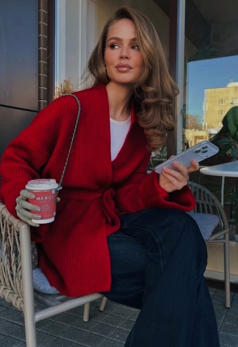 кардиган крупной вязки с поясом miederes цвет серый,кардиган с поясом,кардиган крупной вязки с поясом (серый) miederes,кардиган,кардиган вязаное