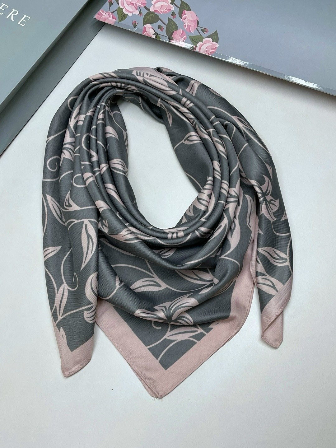 платки женские,платки шарф,платок шелковый на голову,платки двусторонняя,зеленый платок