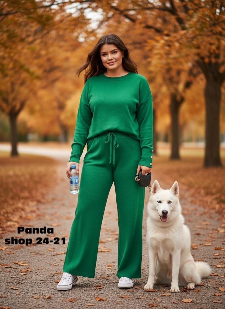 костюм с брюками трикотажный вязаный corline 260453474,трикотажный костюм,трикотажный костюм с брюками,костюм трикотажный женский,костюм с брюками