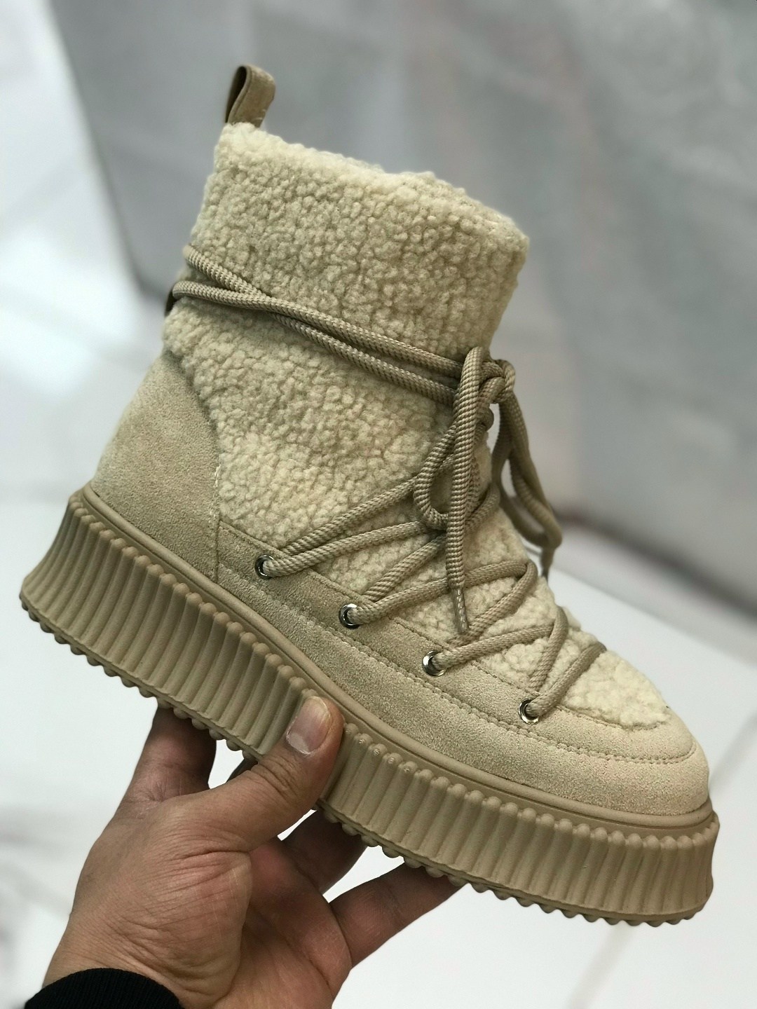 ,угги луноходы женские зимние р.36/37/38/39/40/41,зимняя женская , женская,угги луноходы зимние на высокой подошве karida