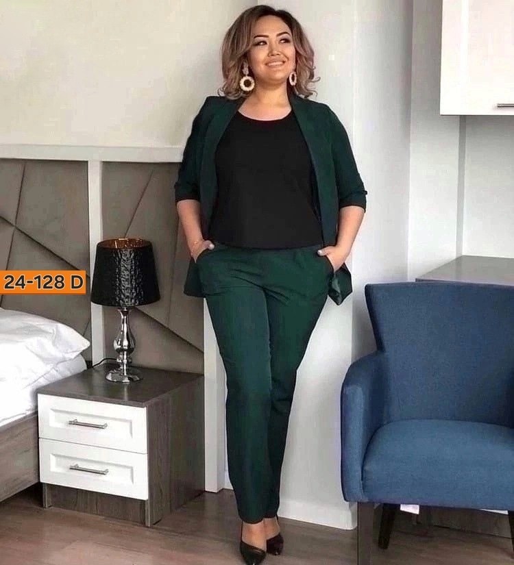 костюм женский брючный большие размеры,брючные костюмы женские,костюм брючный 1087 зеленый vilena,костюм двойка женская,костюм женский