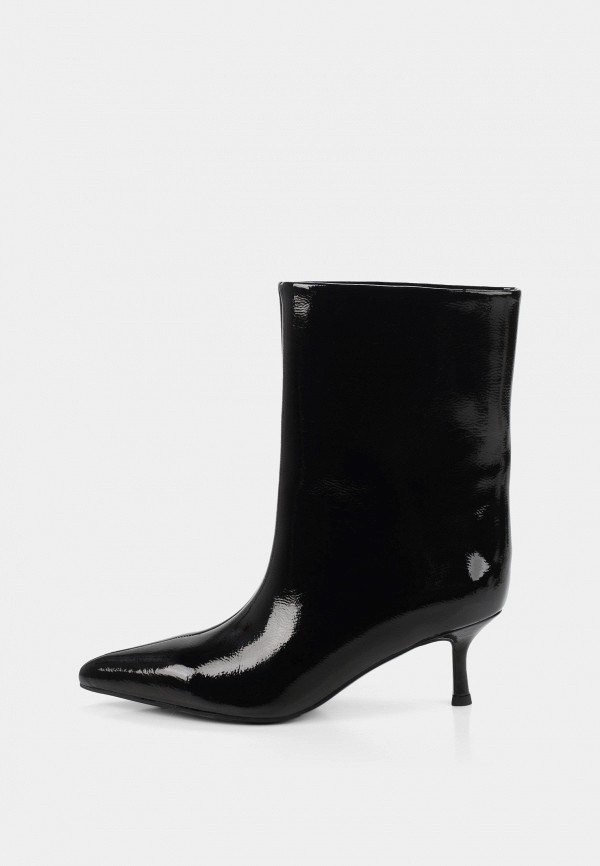 ботильоны зара лакированные,женские ботильоны,черные ботильоны,лаковые ботильоны,кожаные ботильоны