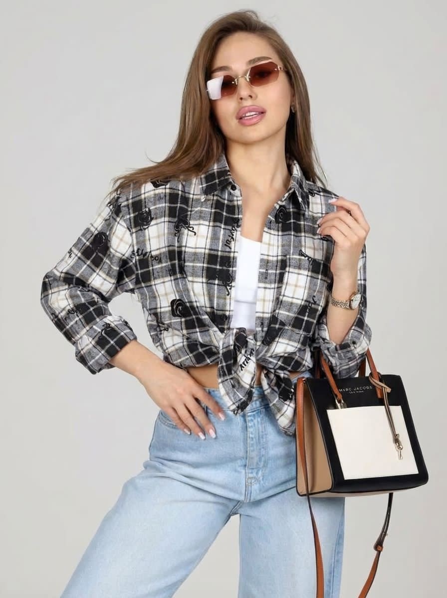 рубашка в клетку женская,пальто в клетку,рубашка в клетку,рубашка женская в клетку теплая оверсайз,куртка рубашечного кроя в клетку