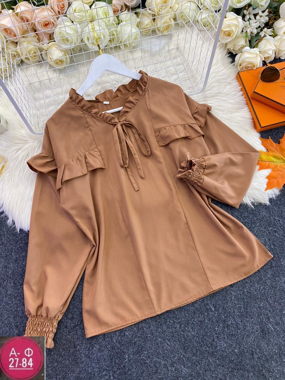 блузка с оборками,женская блузка,блуза,женская блузка с оборками,блузка