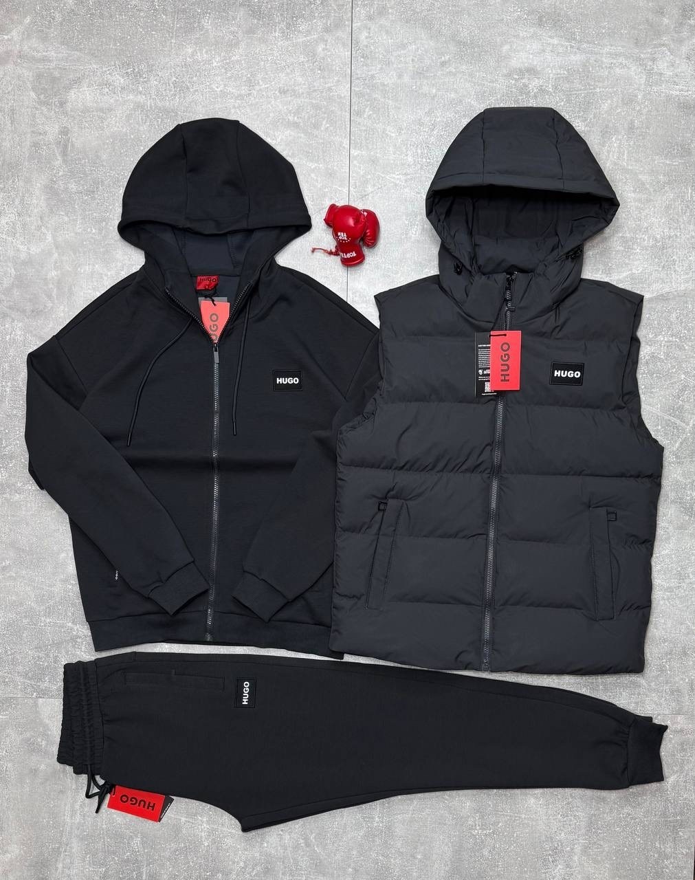 мужской спортивный костюм тройка hugo boss,мужской спортивный костюм,костюм спортивный,спортивные костюмы для мужчин