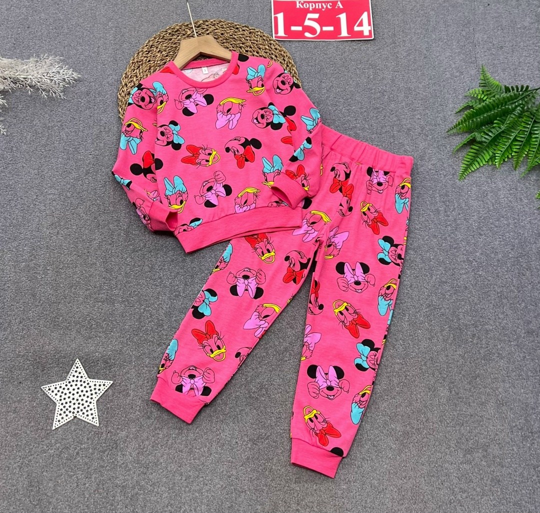 пижамы для девочек,пижама детская со штанами футер averkova 258276223,пижамы детские,пижама детская со штанами футер averkova,пижамы для детей