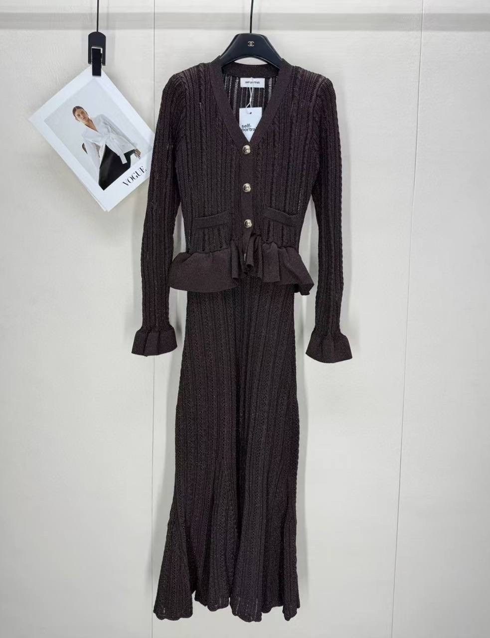 вязаные платья,платье в стиле,костюм с юбкой,женское вязаное платье с v-образным вырезом и длинными рукавами,трикотажное платье