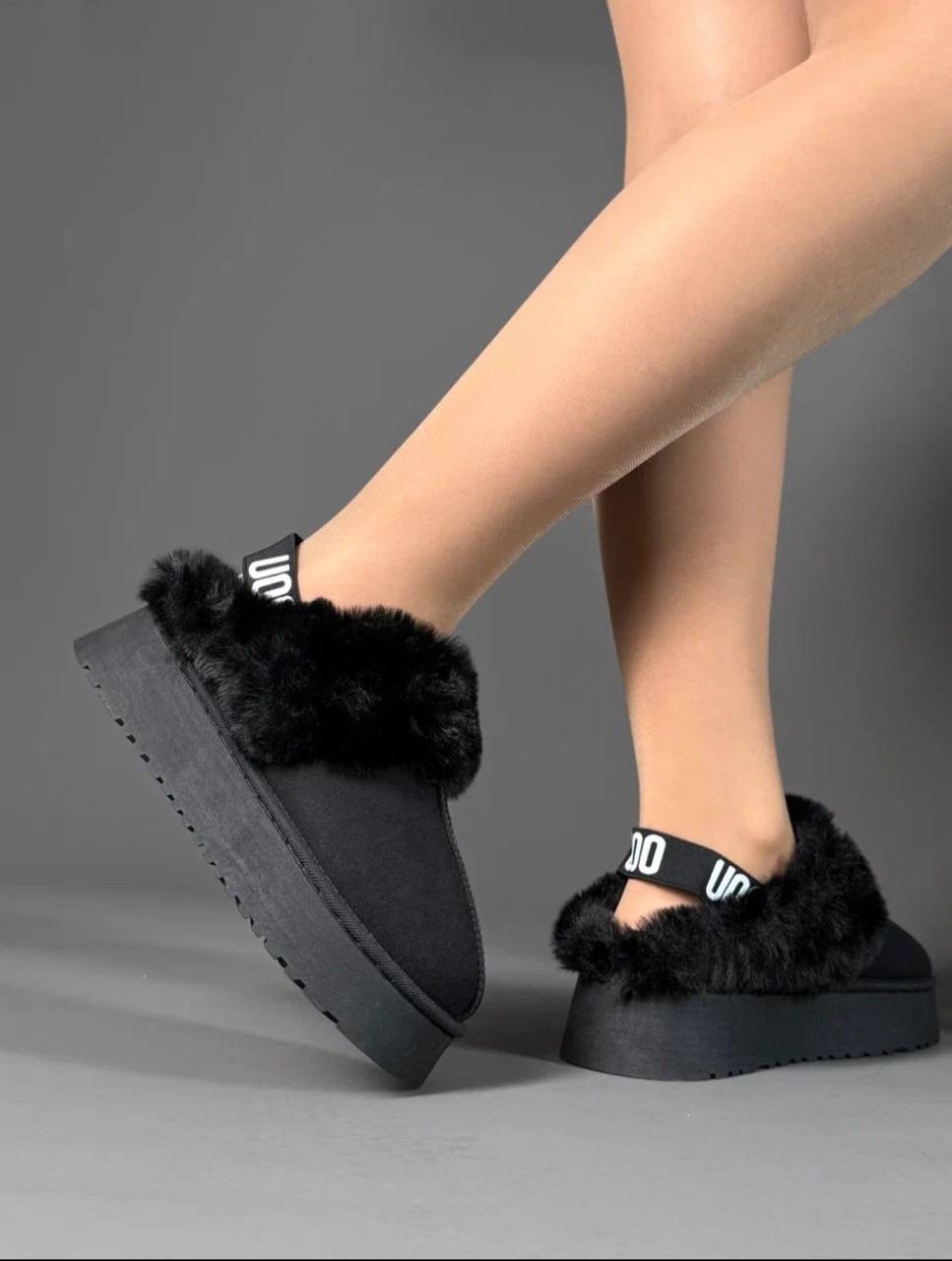 угги с открытой пяткой зимние besmoda,угги с открытой пяткой зимние besmoda цвет черный,,угги зимние на платформе amalino,женские угги