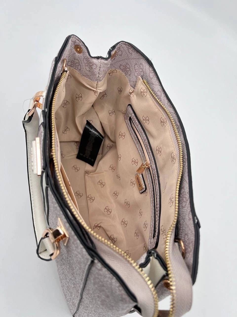 сумка женская guess,сумка с ручками guess noreen girlfriend satchel hwsg9000060 бледно-серый,сумка женская guess hwsg9000060 бледно-серая,guess сумка тоут,сумка guess