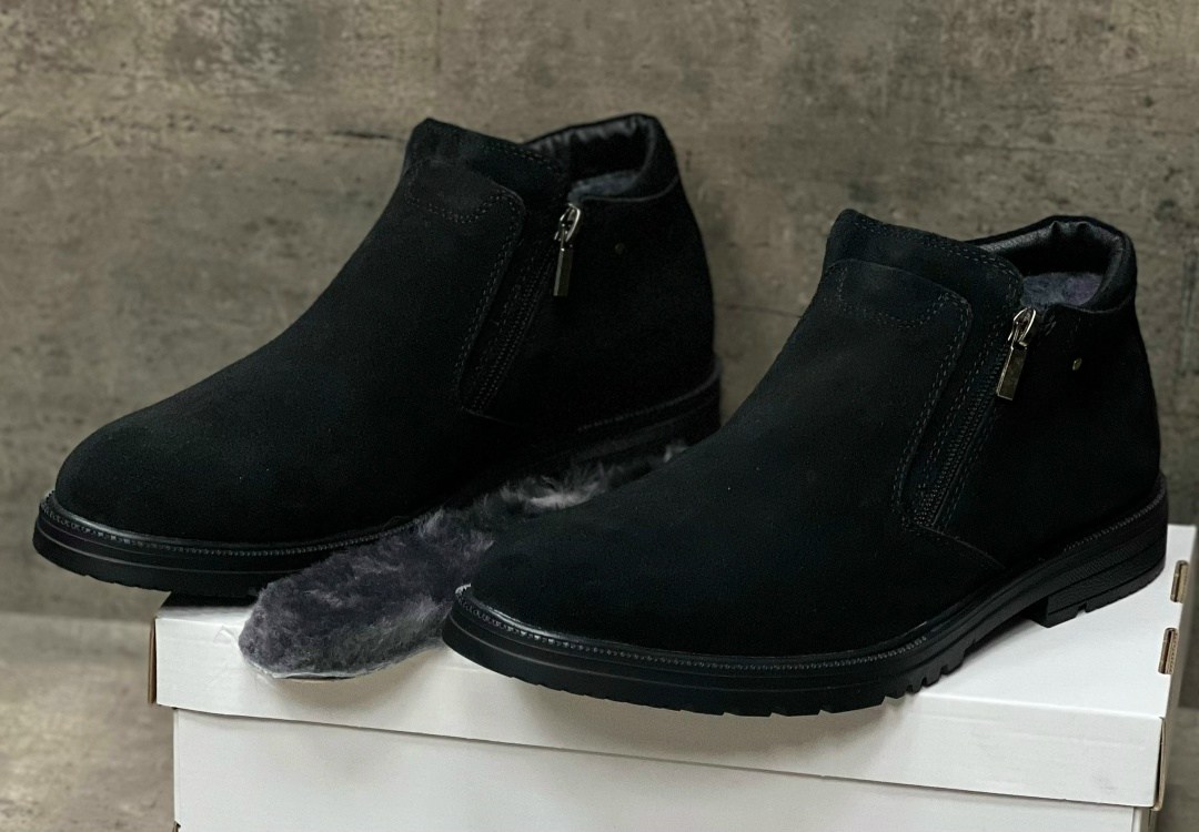 зимние замшевые ботинки мужские на натуральном меху,мужские замшевые ботинки на натуральном меху,,мужской  зимний замшевый,зимние замшевые ботинки мужские