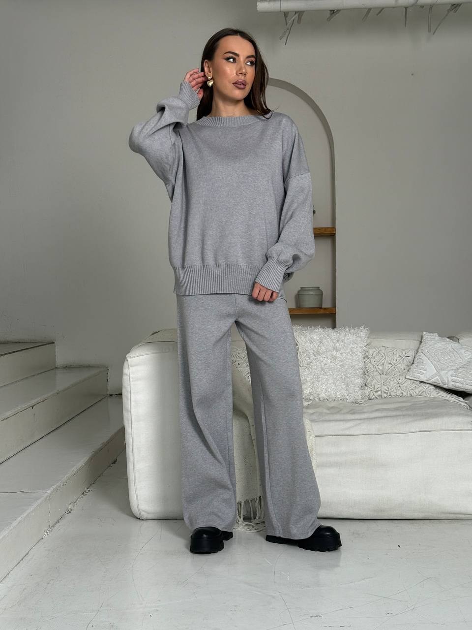 костюм женский,костюм трикотажный,вязаные костюмы,трикотажный костюм с брюкам,женский трикотажный костюм