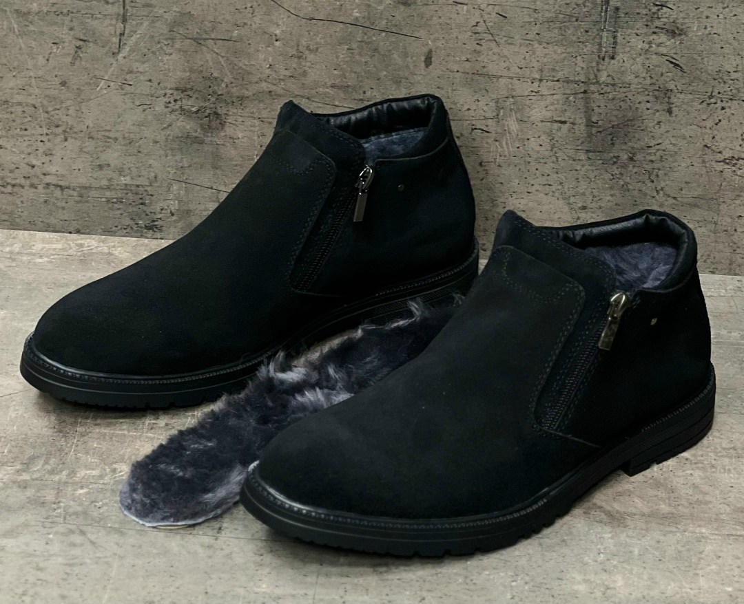 зимние замшевые ботинки мужские на натуральном меху,мужские замшевые ботинки на натуральном меху,,мужской  зимний замшевый,зимние замшевые ботинки мужские