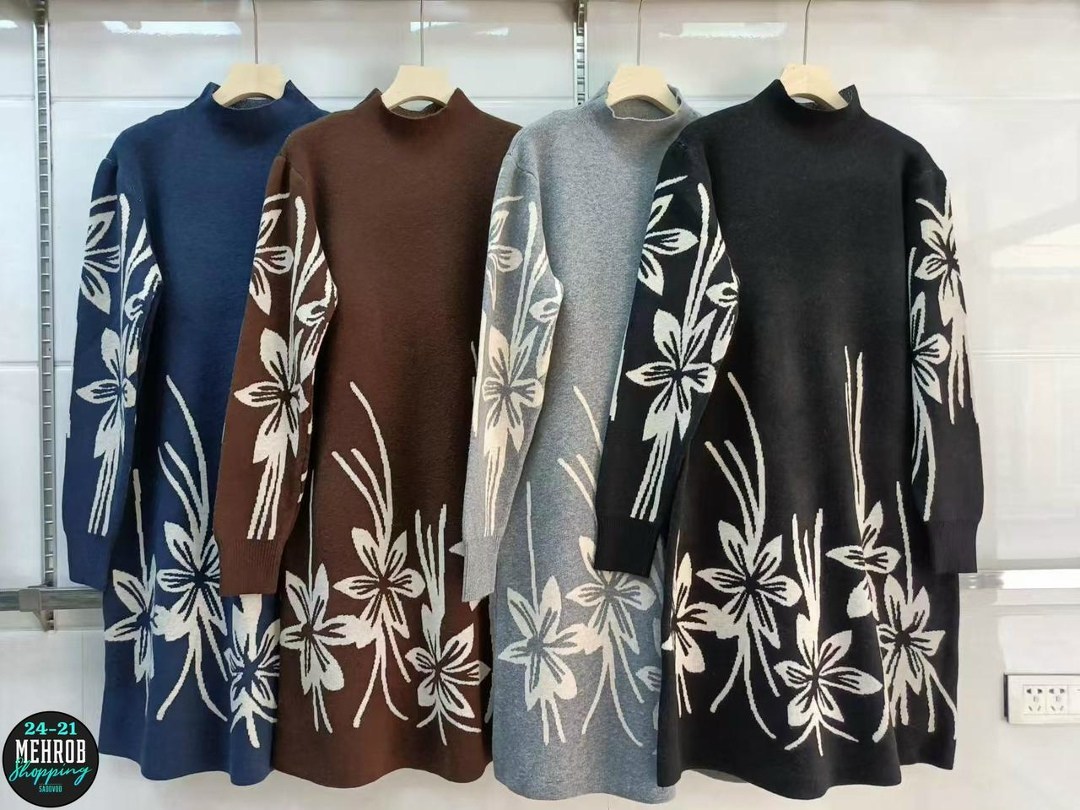 платье большие размеры,платье женская,платье теплое,туника со снежинками,платье вязаное