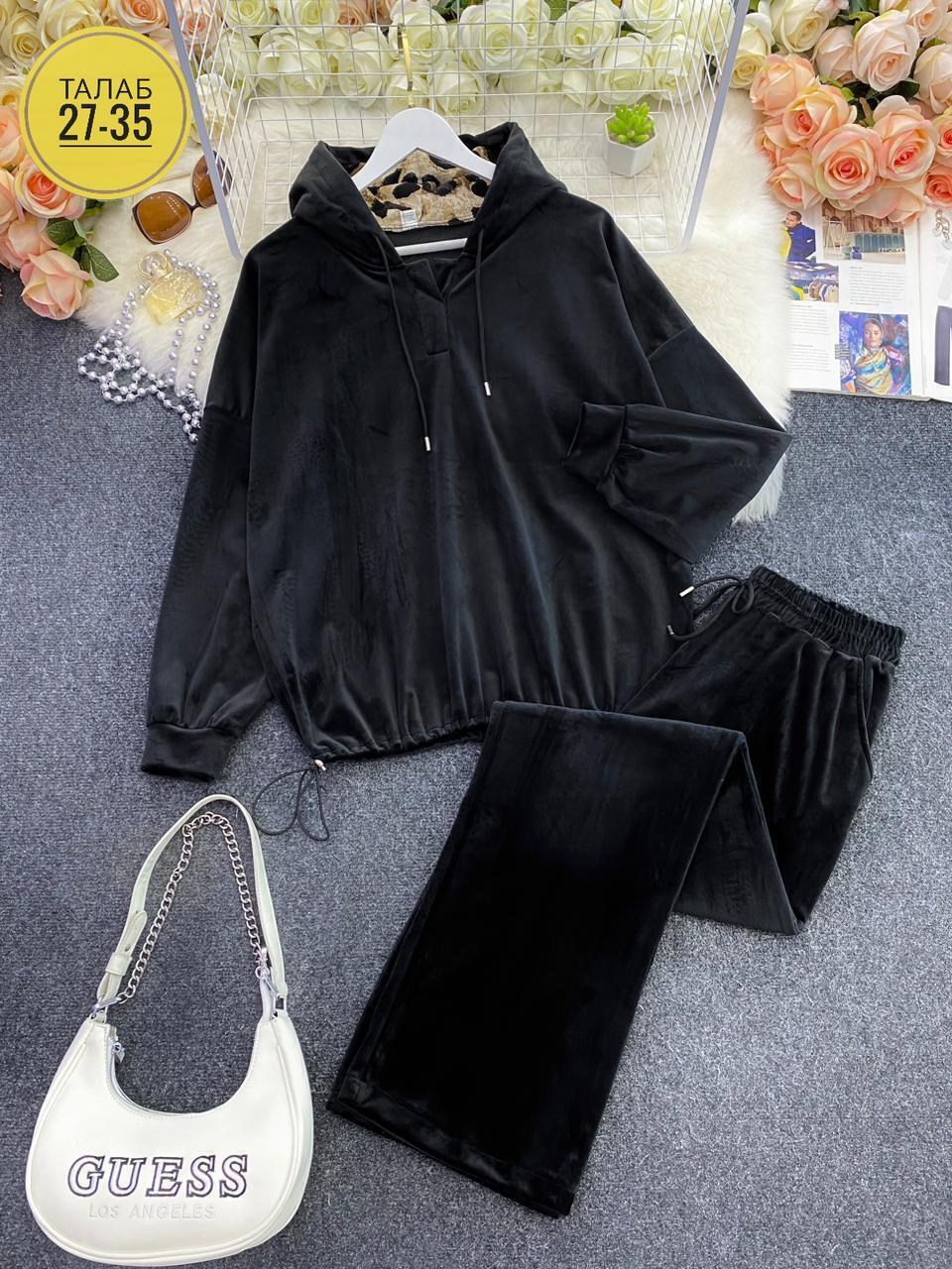 велюровый спортивный костюм,велюровый костюм,черный велюровый костюм женский,,велюровый костюм 2025