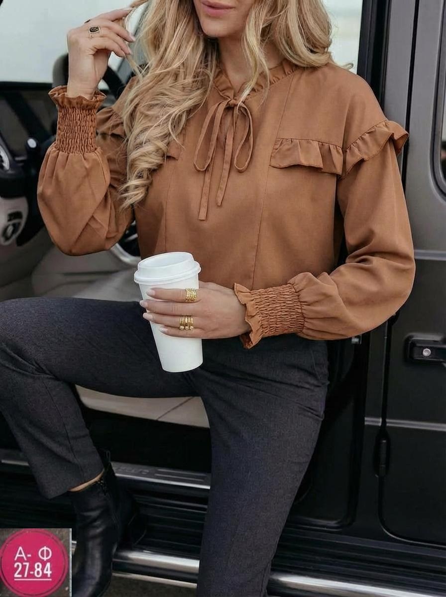 блузка с оборками,женская блузка,блуза,женская блузка с оборками,блузка