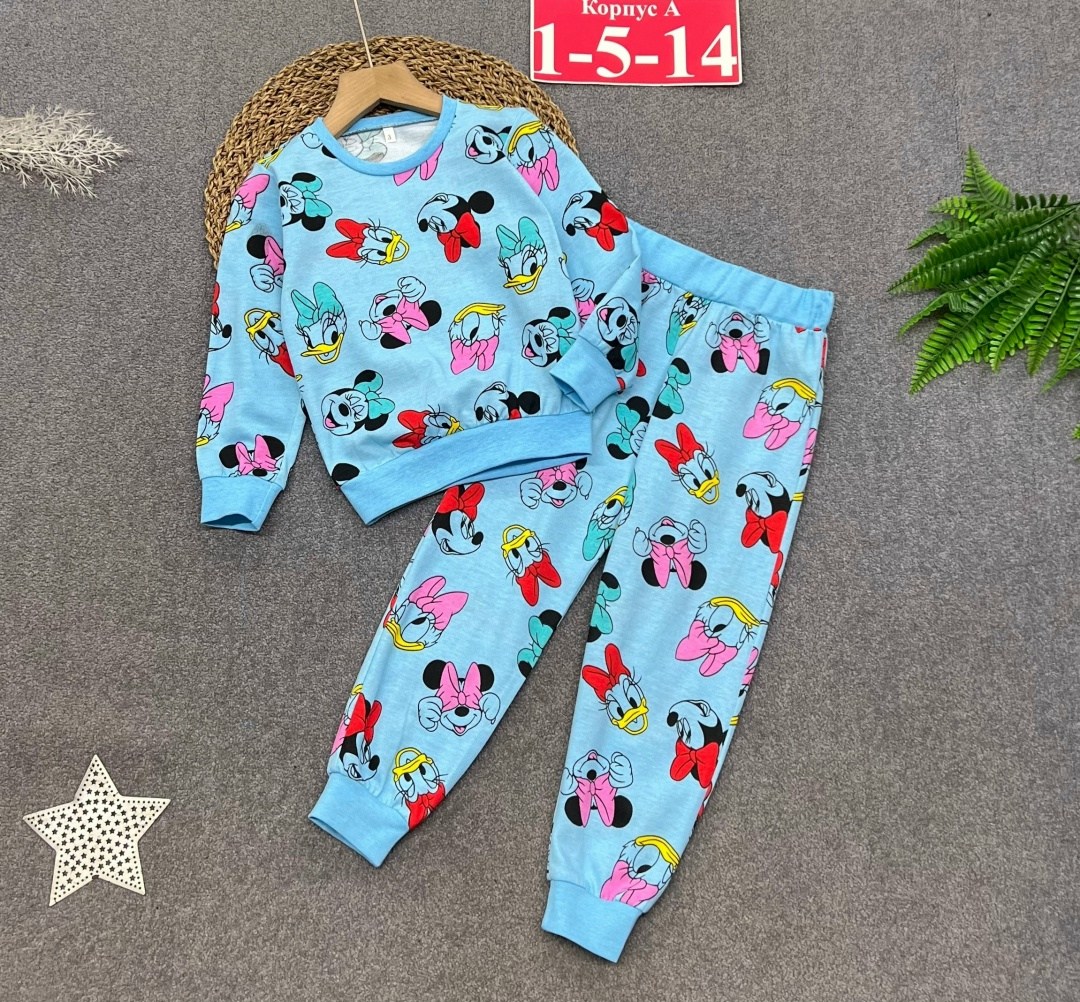 пижамы для девочек,пижама детская со штанами футер averkova 258276223,пижамы детские,пижама детская со штанами футер averkova,пижамы для детей